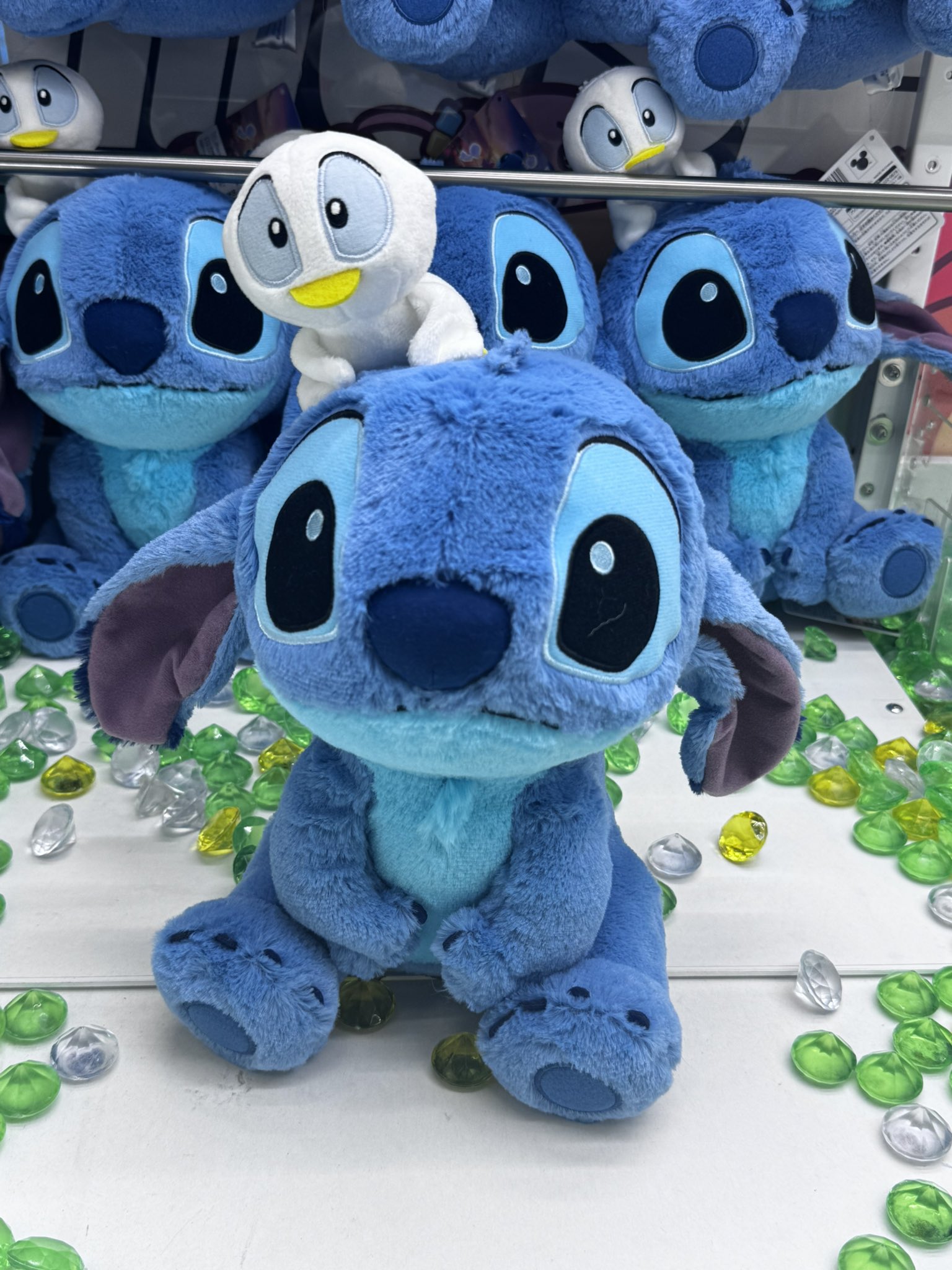 スティッチ&エンジェル　スーパージャンボ晴れ着スタイルぬいぐるみ 和服風　着物 Disney - 【美品】ディズニー ペアぬいぐるみ スティッチ