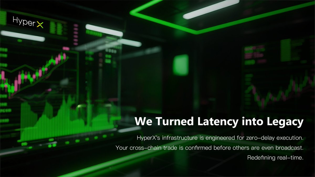 We Turned Latency into Legacy.
HyperX's infrastructure is engineered for zero-delay execution. Your cross-chain trade is confirmed before others are even broadcast.
Redefining real-time.
#HyperX #ZeroLatency #RealTimeDeFi #ExecutionSuperiority #LegacyKiller #SpeedDefined