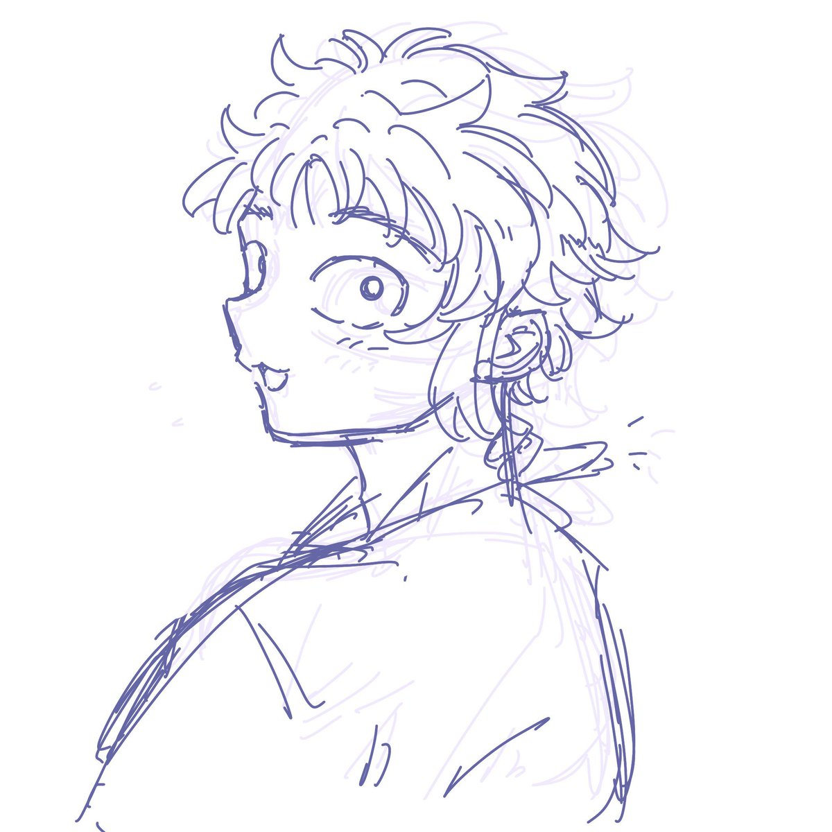 ぽんぺいさん（<a href="/Dehapi_310/">ぽんぺい</a> ）とラフ画交換した二枚目ですっ！！
夏ヘアアレンジタカ丸さんっ！🫶✨
描いたことなかったので、新鮮でたのしかったですっ！✨✨
ラフとお話しを聞いて、夏祭りの待ち合わせのシーンが浮かんだので、そのシーンに合わせて浴衣と夏の夜っぽく描いてみましたっ！☺️🫶✨