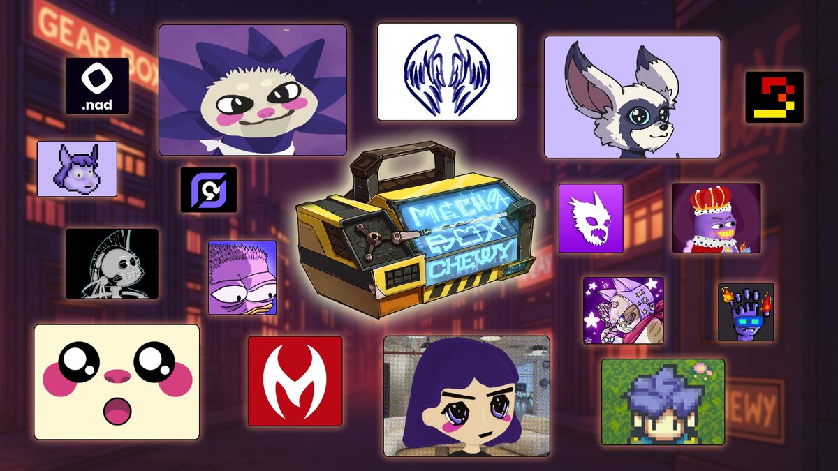 Our Mecha Box and Chewy holders get weekly rewards. 

We already secured GTD spots with the biggest Monad projects, and round two is on the way… 👀

Coming up for our holders 👇

- More GTD spots

- Weekly $MCA giveaways

- Early access to certain Monad DeFi dapps