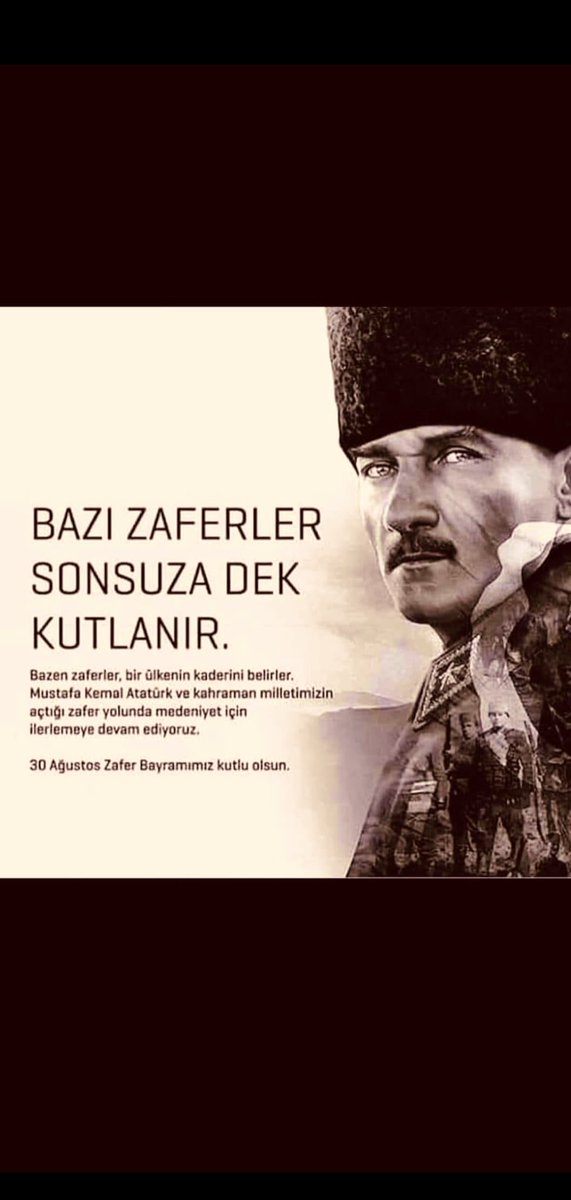 Ruhun şad olsun Ulu Başbuğ. Kutlu Zaferin sonsuza dek ışık tutacaktır Türk'e..
Yurt tutan zaferimiz kutlu olsun. 
#30AgustosZaferBayrami