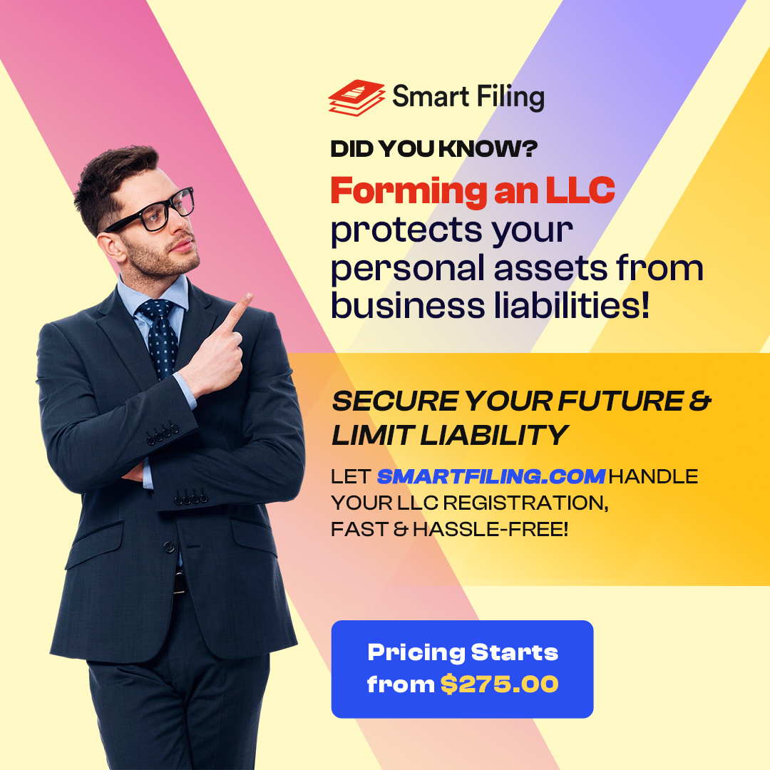 SmartFilingLLC's tweet image. Ready to launch your business stress-free? Smart Filing handles your LLC formation, Articles of Organization, and EIN setup—quick, affordable, and reliable. Turn your dream into reality today. 🔥 #Entrepreneurship #SmallBusiness #LLC #EIN