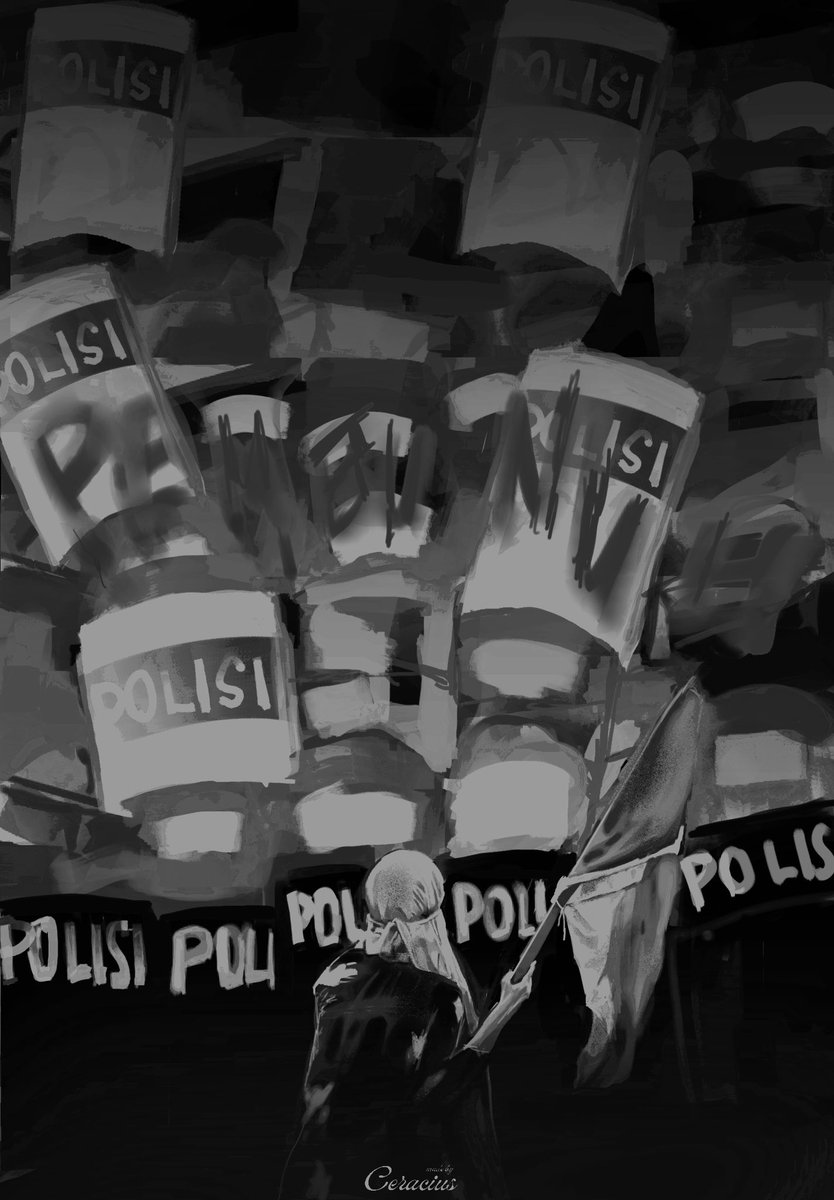 ceracius's tweet photo. the nation failed us all
#IndonesiaGelap #PolisiPembunuhRakyat  #ArtistBersuara #artistmelawan https://t.co/D1doO0UTXq