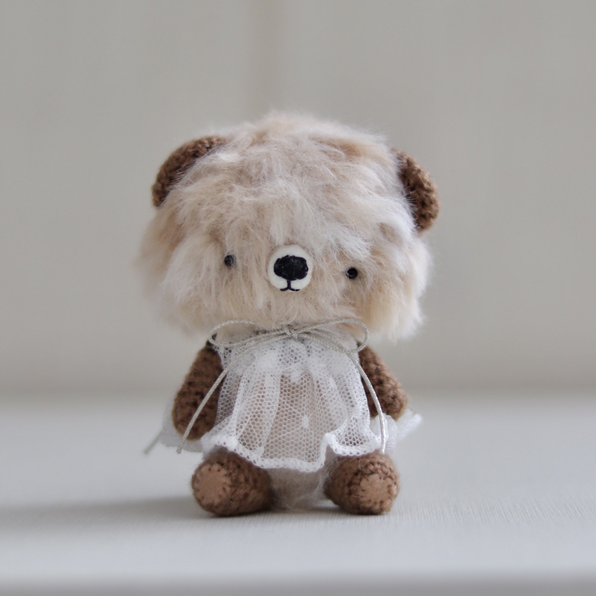 たったん様おまとめ　あみぐるみ　バルーンに乗ったクマさんとネコさん kumahari(くまはり)✤misao on X: 
