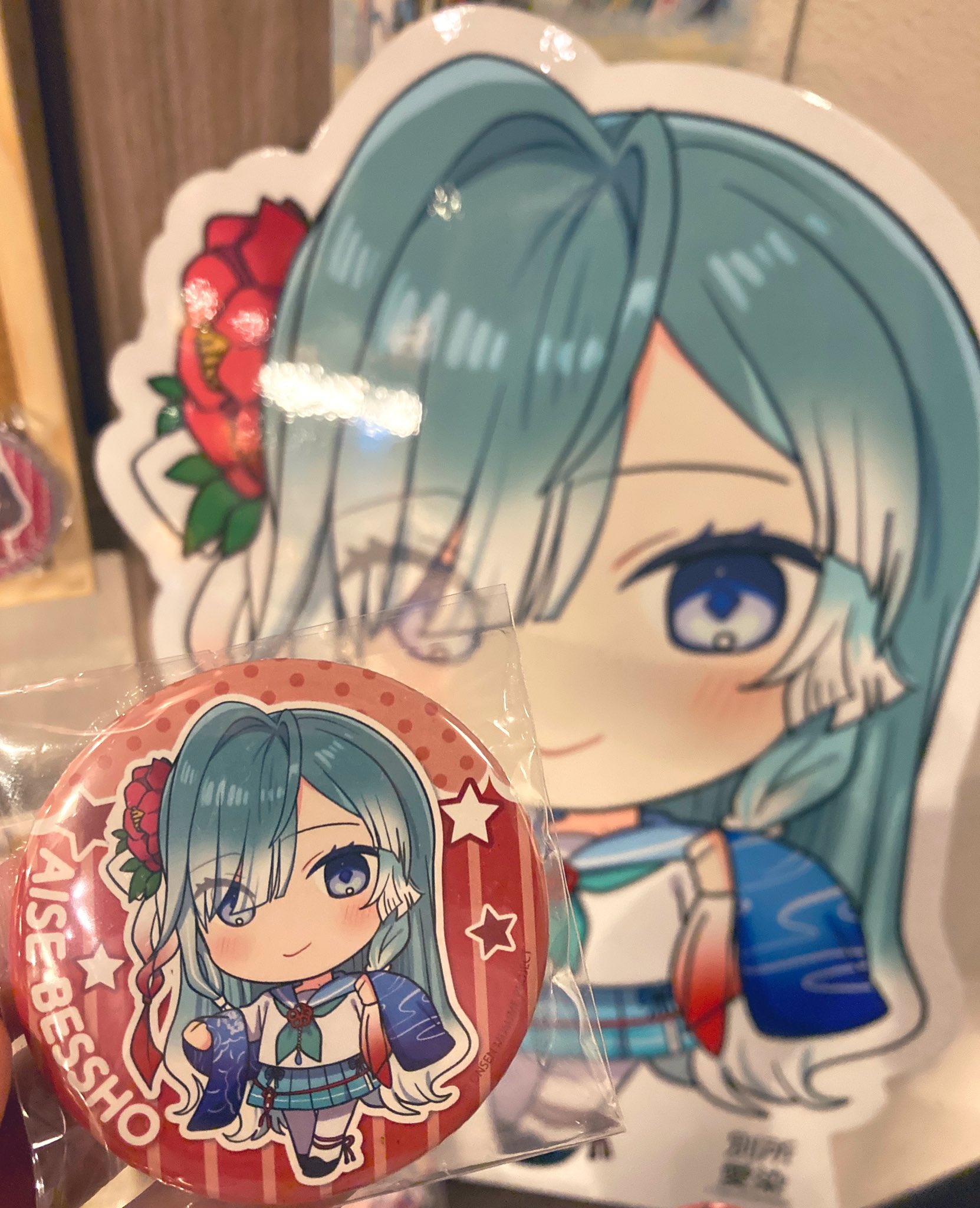 ダイヤのA×大江戸温泉物語 缶ミラー＆保冷剤 クリス