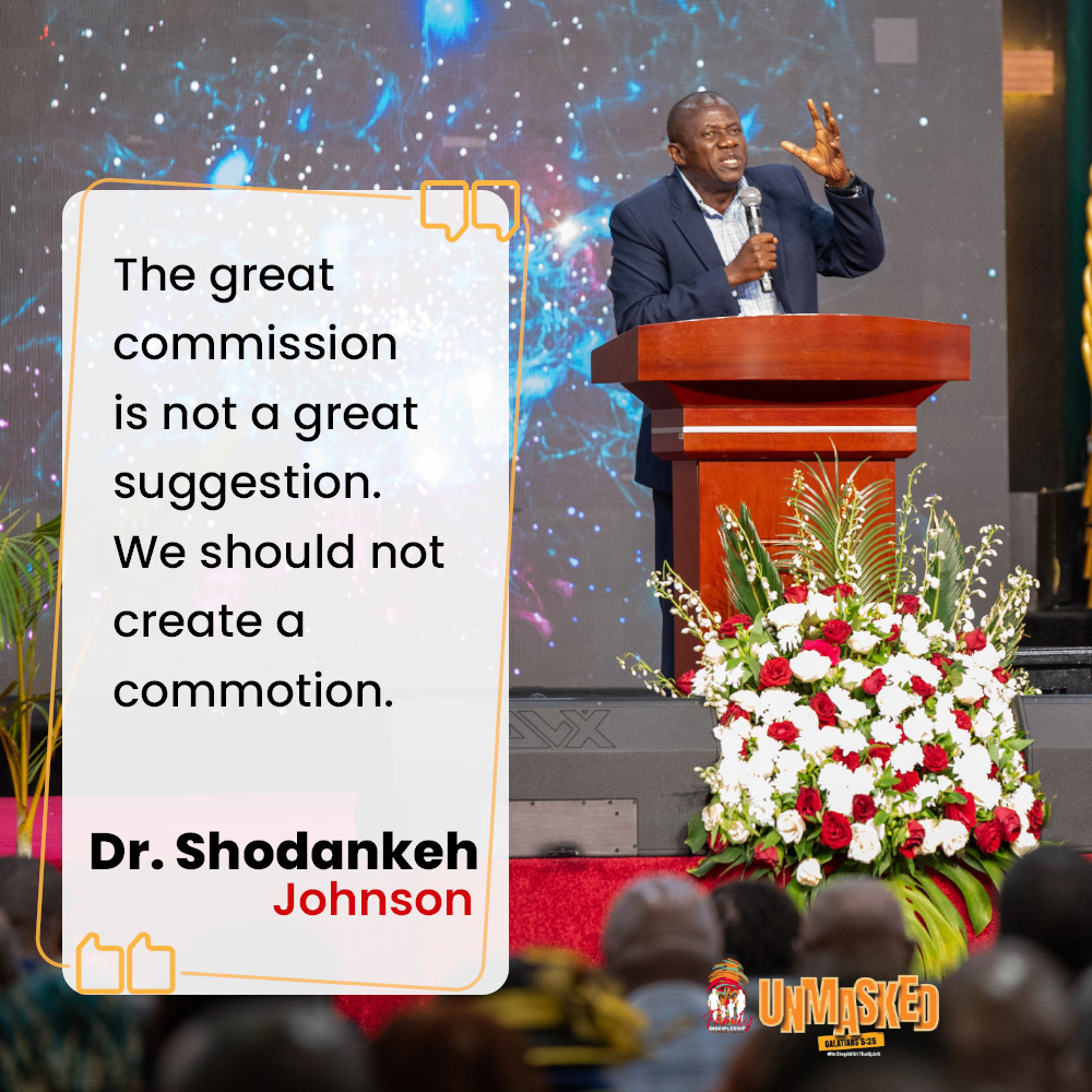 Discipleship mindset!! ~ Dr. Shodankeh #FDC2025 #Unmasked #InStepWithTheSpirit