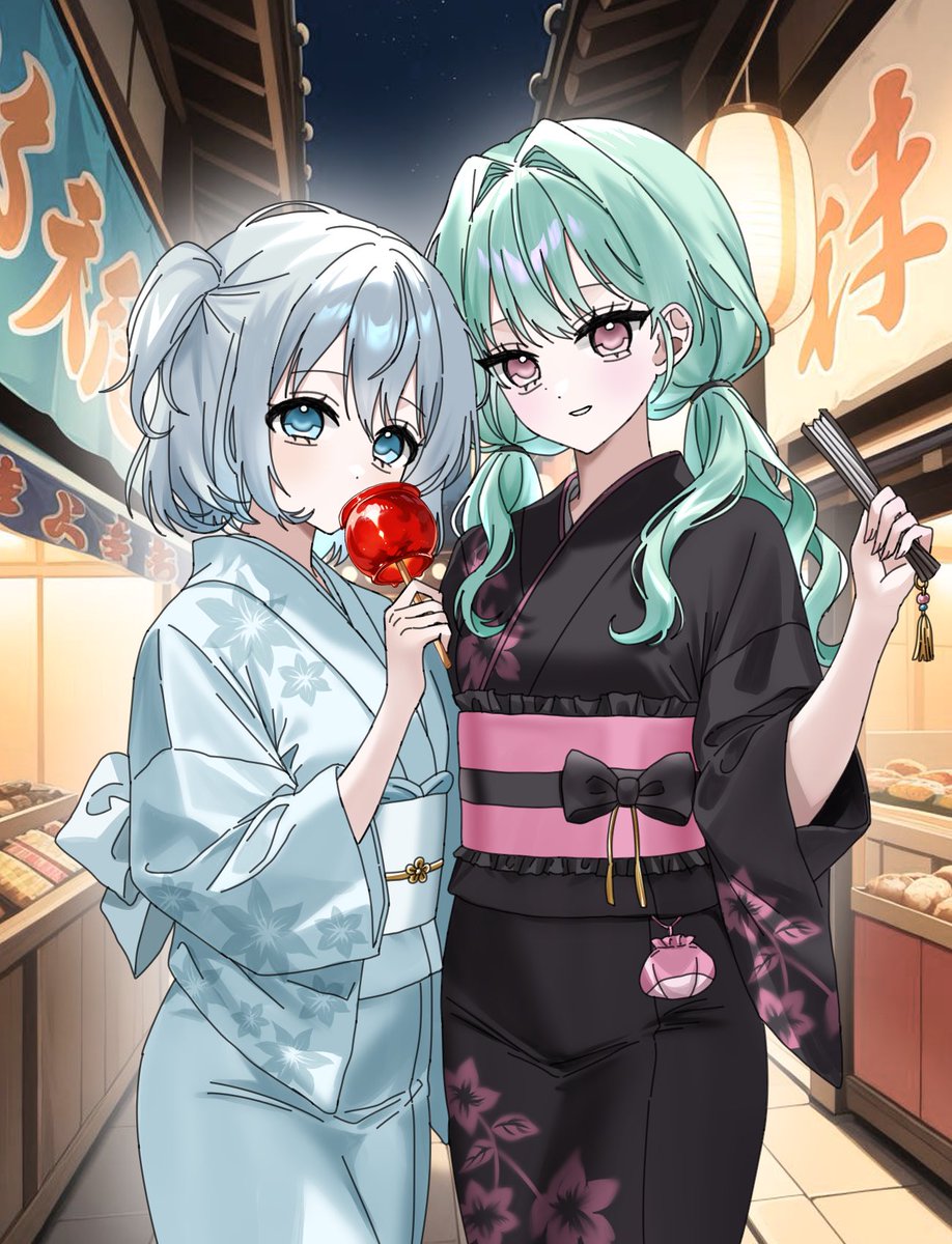 ･⊹₊ 浴衣姿が眩しすぎて
          お祭りの夜は胸が騒いだよㆍ✿ㆍ