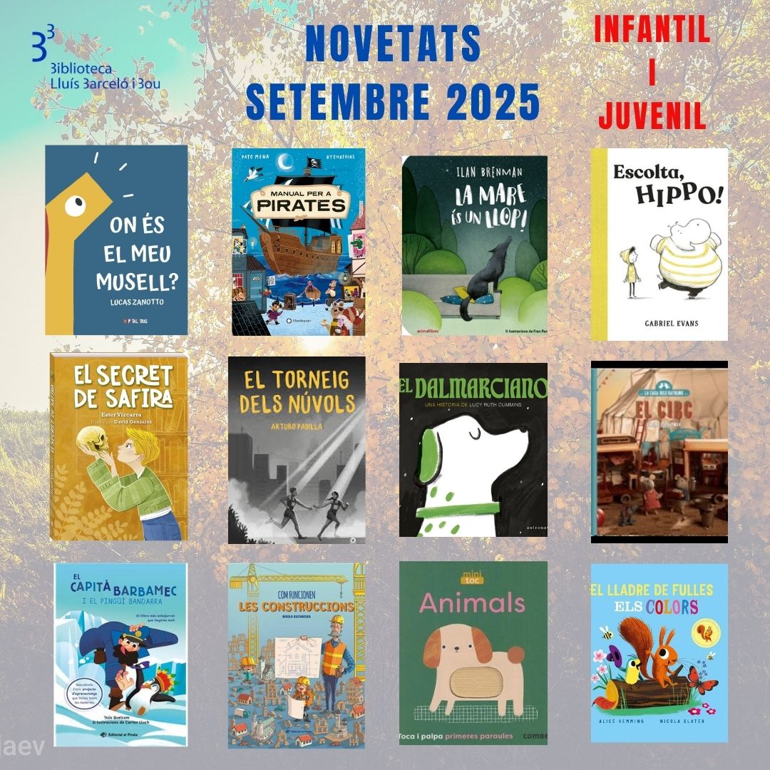 Una petita selecció de les #Novetats del mes de setembre 📚