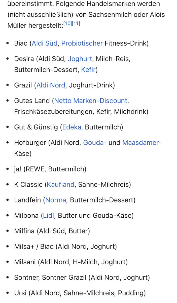 EINKAUFSRATGEBER:
Bitte meiden, um den braunen Steuerflüchtling Müller nicht noch reicher zu machen: