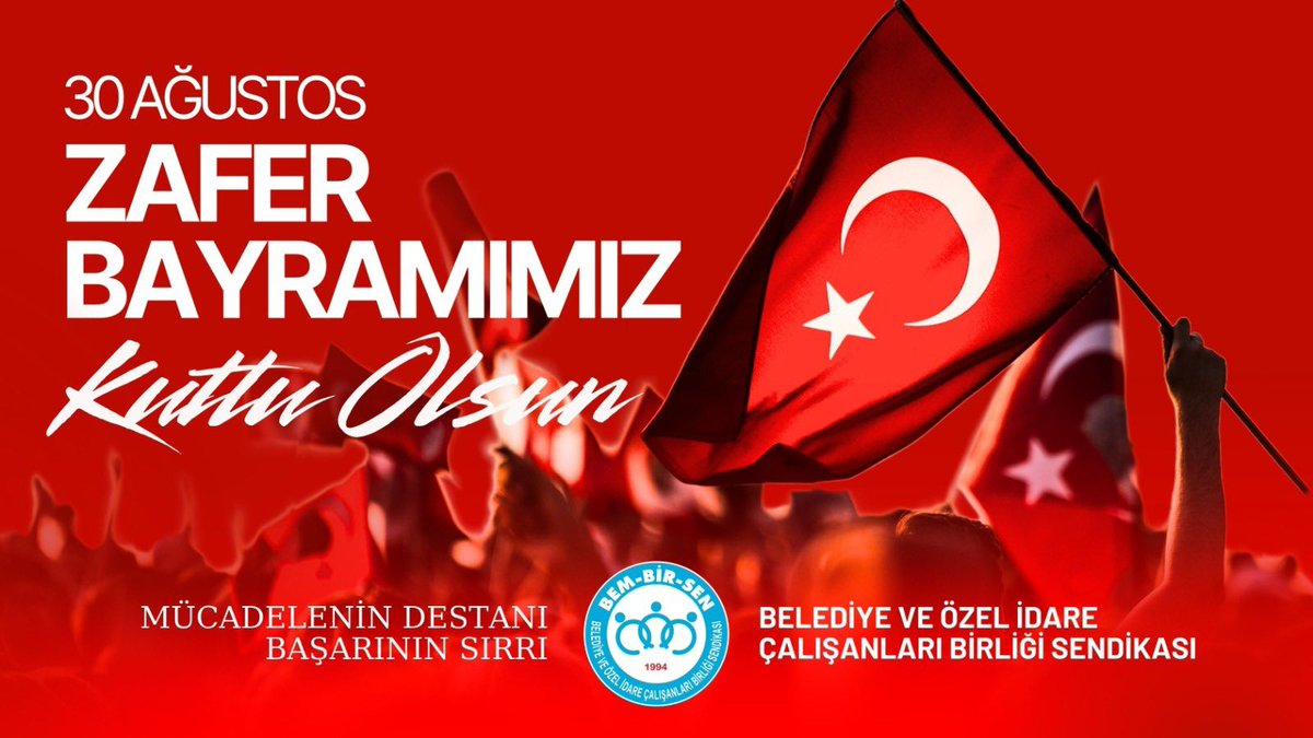 "Tâ ki yükselsin ezanlarla müeyyed nâmın,
Galib et, çünkü bu son ordusudur İslâm'ın"

Dizelerinin muhatabı Kahraman ecdadımızın, canı pahasına vatan toprağını savunduğu Büyük Taarruz neticesinde şanlı tarihimize altın harflerle yazılan 
30 Ağustos 
Zafer Bayramı’mızı kutluyor