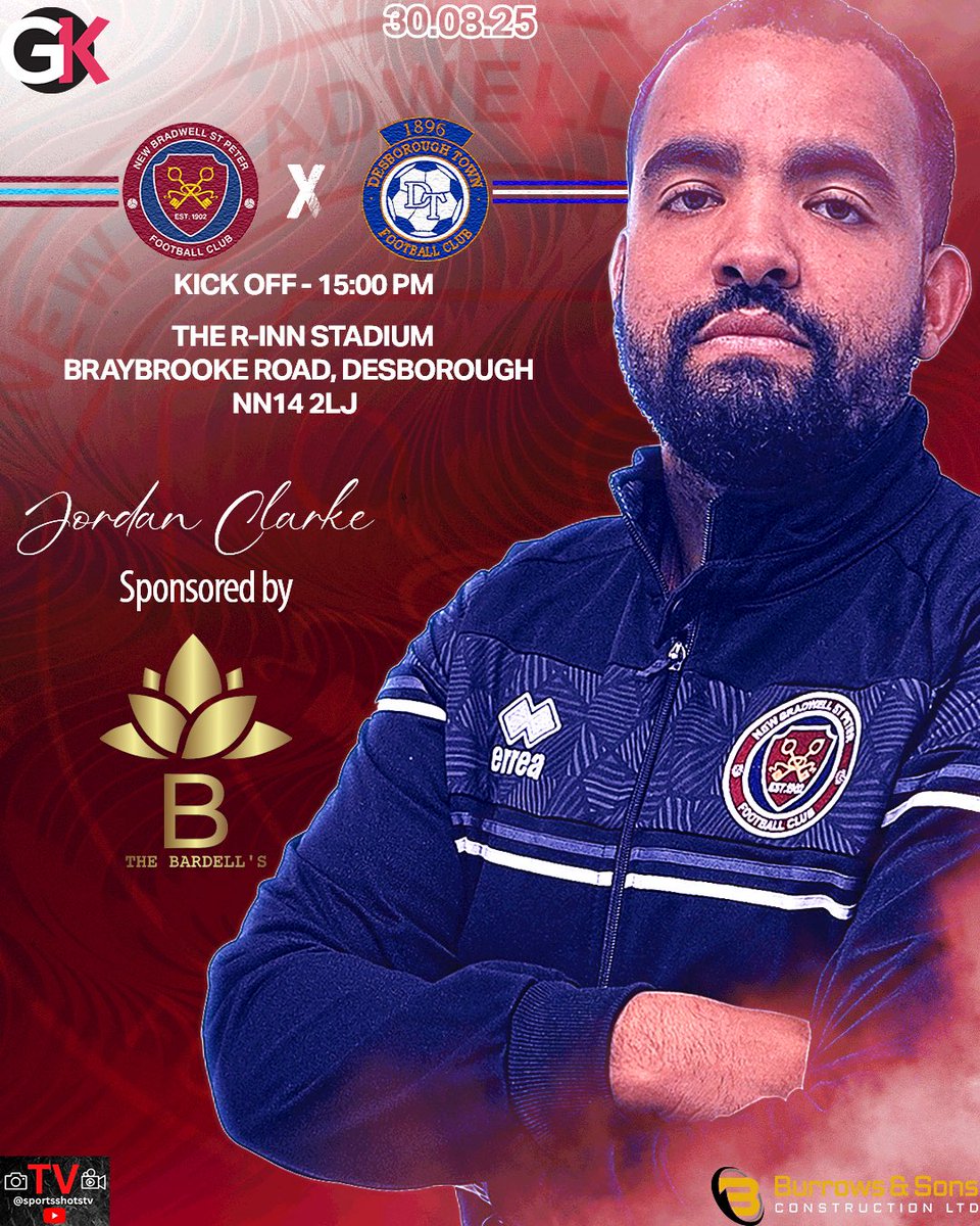 🔴🔵 UP NEXT! 🔴🔵 

We make our way to <a href="/desboroughfc/">Desborough Town FC</a> looking to get back to winning ways after a disappointing result in the Vase last week. 

⚽️⚽️⚽️