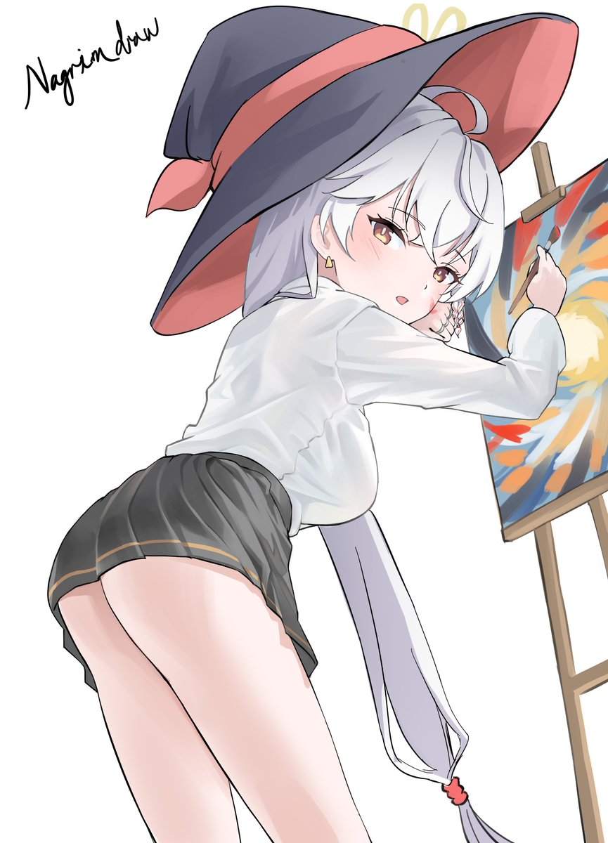 kangle__'s tweet image. #白尾エリ #BlueArchive #ブルアカ
Practice!