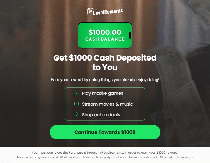 UpLevelRewards - $1000 Cash Deposit.
Click here : af9m8trk.com/RJP12FQ2/4K112…

JD Vance Haynes Baylor Colorodo #PolriMusuhBersama
#UCLdraw
#paofc #ZeeNuNew #StrayKids #IndonesiaGelap #CEREMONY #consadole