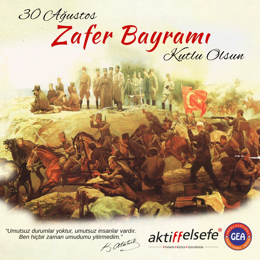 30 Ağustos Zafer Bayramı Kutlu Olsun! 🇹🇷