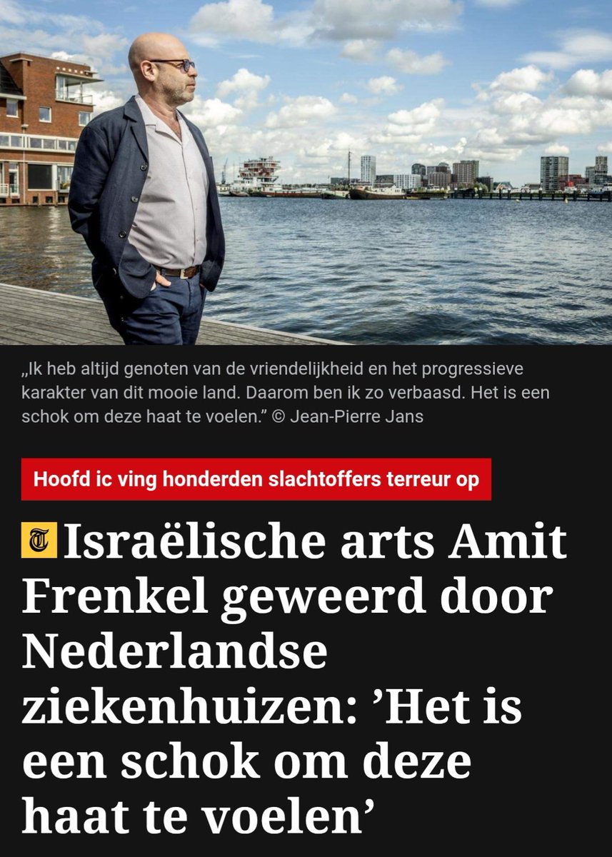 Met zijn medische team ving hij meer dan 670 slachtoffers op van de terreuraanslagen van Hamas op 7 oktober 2023. Op het hoogtepunt werd elke minuut een zwaargewonde binnengebracht in het ziekenhuis van Beer Sjeva. Hoofd van de intensive care Amit Frenkel wil zijn kennis graag