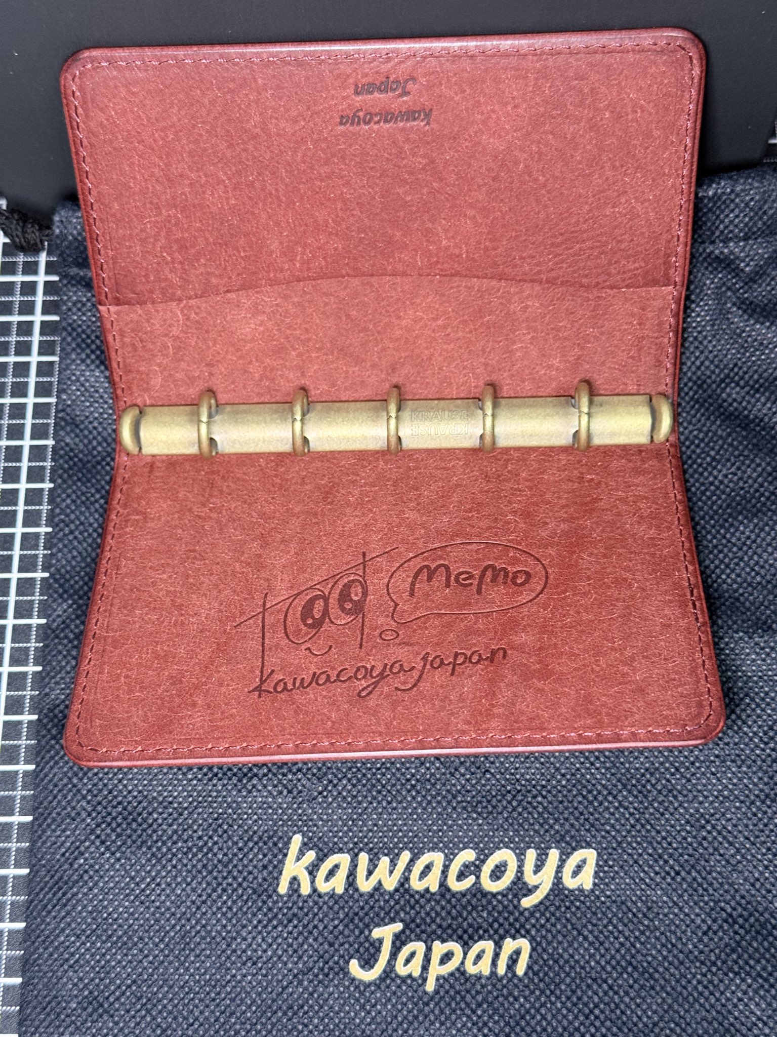 ノート・メモ帳 kawacoya m5 memo pueblo box red brown kawacoya m5 memo pueblo box red brown kawacoya手帳 m5 memo pueblo