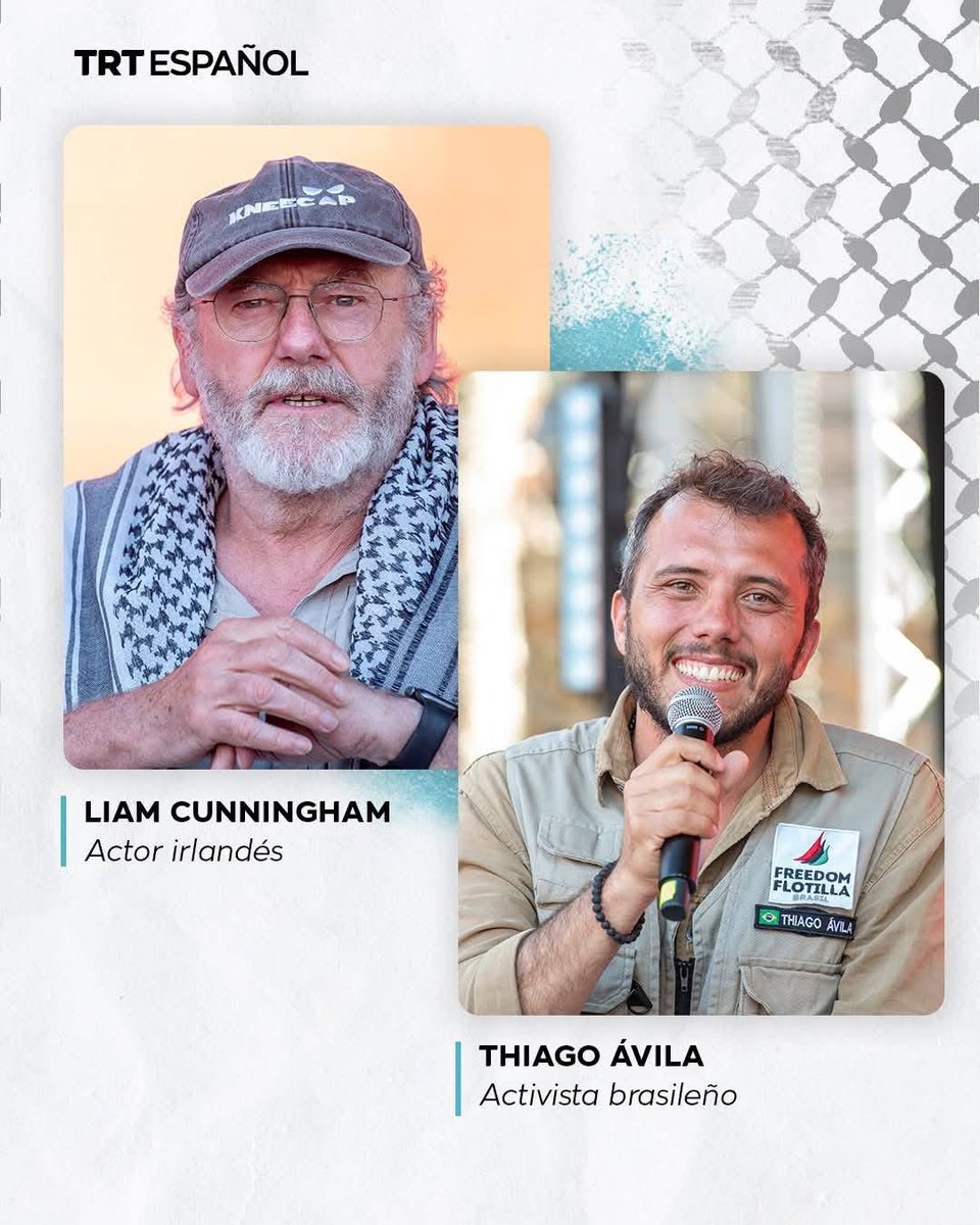 franciscomore13's tweet photo. 🇵🇸 RUMBO a GAZA.

📢 La Flotilla Sumud zarpará desde Barcelona mañana 31 agosto rumbo a Gaza.

👉 A bordo Ada Colau Greta Thunberg, Mark Ruffalo o Susan Sarandon……..

#FreePalestine #PalestinaLibre https://t.co/Q0EsWmKs8e