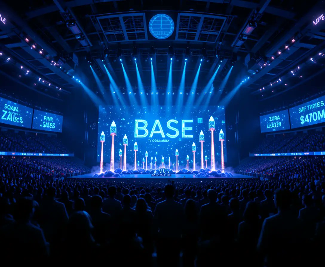 web3brainer's tweet image. I don’t think people are paying enough attention…

Base is low-key becoming the front row for token launches.

It just overtook Solana in daily token creations and the crazy part? We’re talking nearly 3M traders and about $470M in volume moving through Base.

⬇️