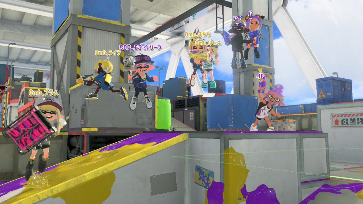 GameServerSOP's tweet photo. 先日オンブレッロ(@ombrellopr)さんとの対抗戦がありました🔥
今回無事リベンジを果たしました(◦`꒳´◦)ᵎᵎ
これで1-1なので次回のクラン対戦も楽しみです(*´艸`)
#スプラトゥーン3 #Splatoon3
#スプラ鯖 #SOP鯖 #SOPのゲーム記録 https://t.co/GV9xMR6jtq