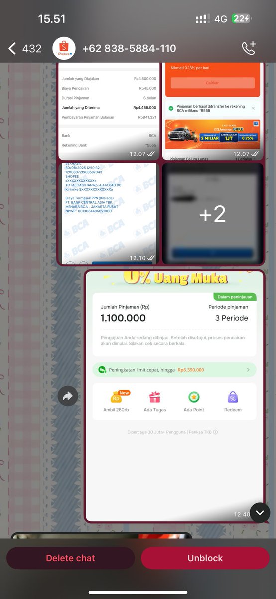 prettyongieee's tweet photo. TW - scammer as cs SHOPEE - PENIPU‼️

aku emg lagi ga konsen bgt hari ini, udah kecapean abis nangis” trs aku bawa tidur. awalnya aku mau drop paket utk buyerku, tapi karena jauh dan lagi di kota orang jadi aku mau coba fitur pick up. aku udh klik &amp; hubungi spx setempat untuk — https://t.co/WqB7AvPJRP