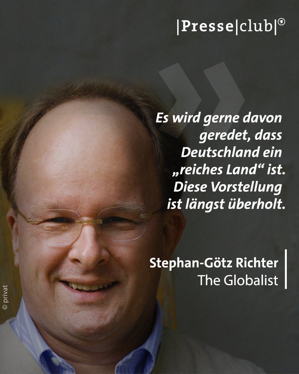Presseclub (@ard_presseclub) on Twitter photo Kanzler #Merz habe recht damit, dass wir uns unser Sozialsystem so nicht mehr leisten könnten, findet <a href="/stegoeri/">Stephan-Götz Richter</a>. Viele Leistungen gehörten auf den Prüfstand und auf Effizienz getrimmt. Das werde immer wieder versprochen, aber nicht gemacht. Das höhle die Demokratie aus. Kanzler #Merz habe recht damit, dass wir uns unser Sozialsystem so nicht mehr leisten könnten, findet <a href="/stegoeri/">Stephan-Götz Richter</a>. Viele Leistungen gehörten auf den Prüfstand und auf Effizienz getrimmt. Das werde immer wieder versprochen, aber nicht gemacht. Das höhle die Demokratie aus.
