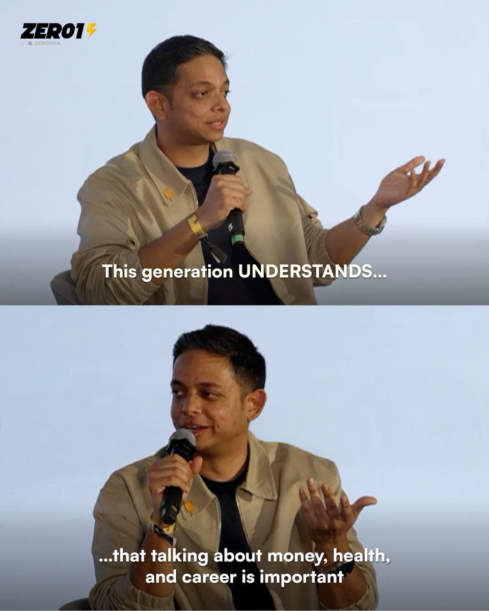 Zero1ByZerodha's tweet image. We shape the culture by what we choose to talk about⚡

#fest #finance #money #popculture #Gen Z