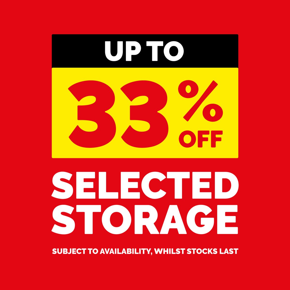 Poundstretcher1's tweet image. Get up to a third off selected plastic storage in-store right now ❤️

#plasticstorage #storage #poundstretcher