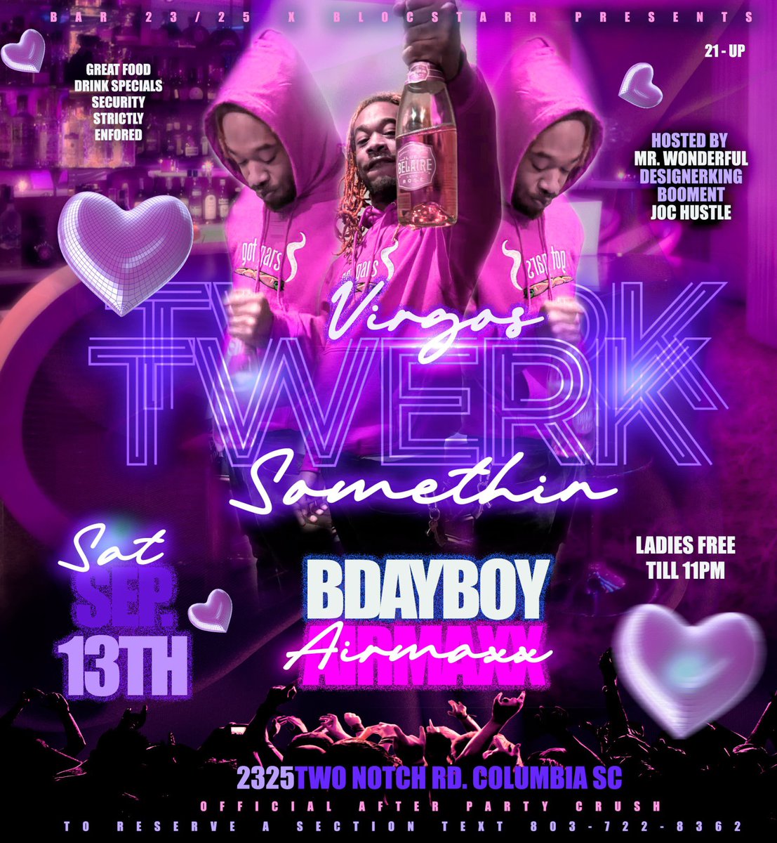 #BIRTHDAYBASH IM BE GETTIN TWERK ON 💯🤗🍑🎈🍾📶♍️😎