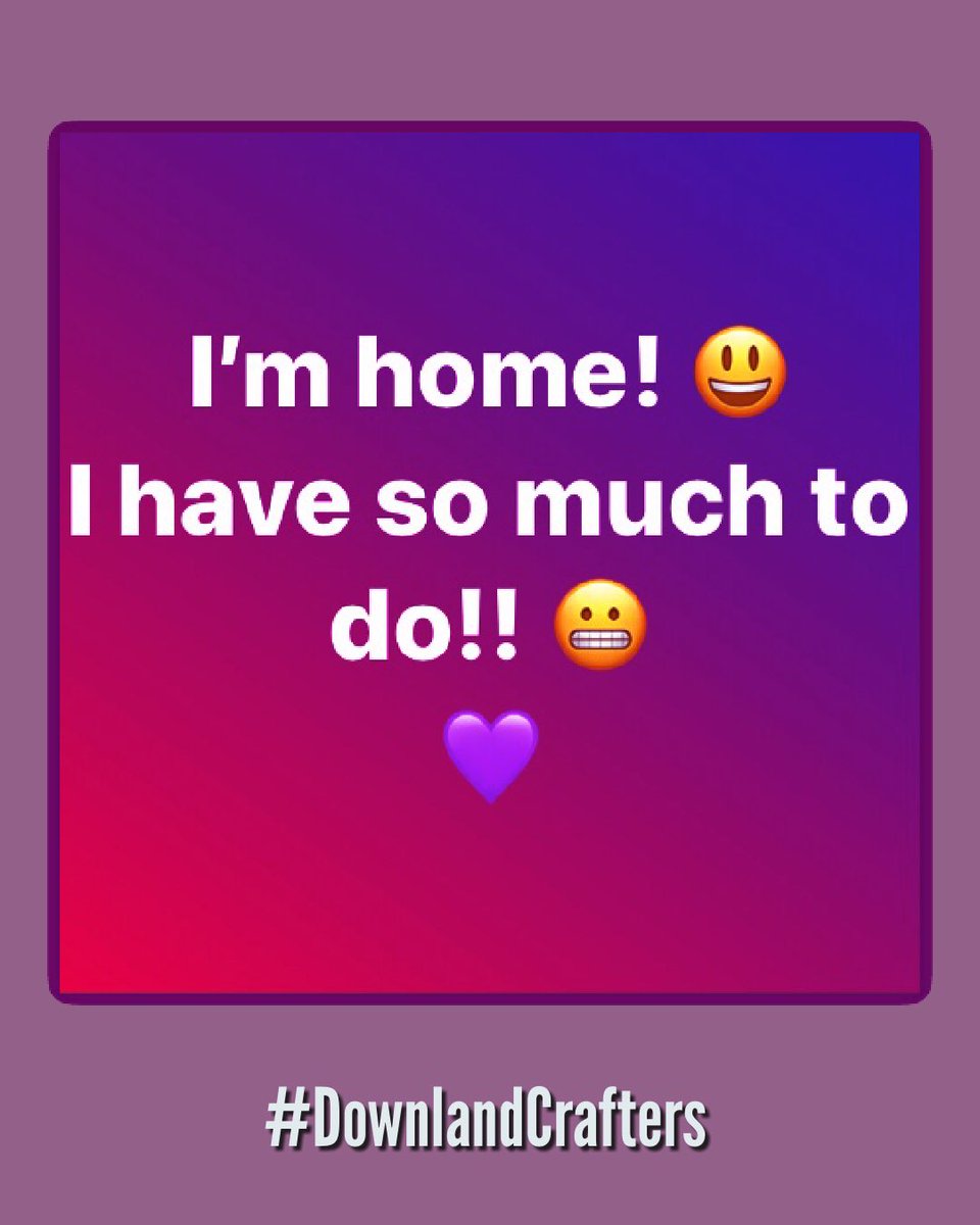 Thank you so much for all the messages over this past year. It’s been tough going, sometimes downright terrifying, but it meant so much to have so many of you checking in. Just knowing we were not alone kept us going. Love and hugs to all of you. #downlandcrafters #craftbizparty