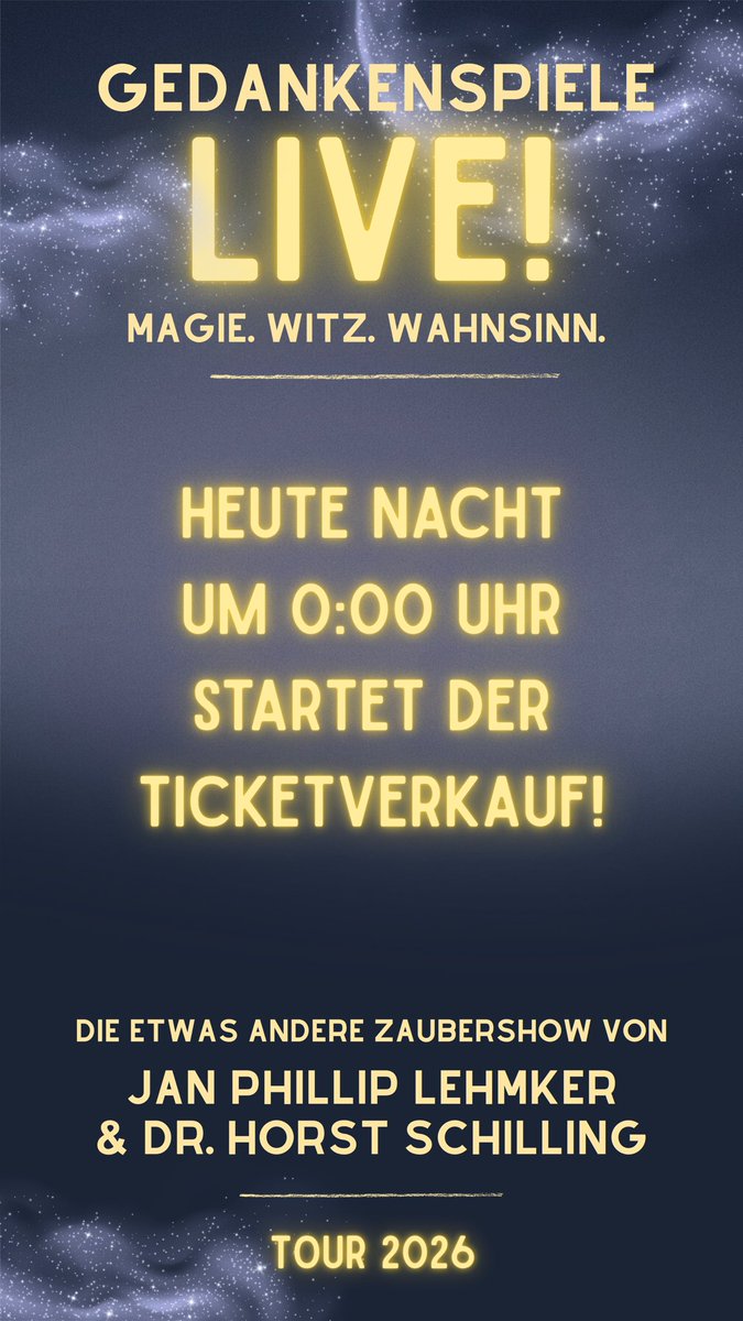 JPLehmker's tweet photo. Jetzt beginnt die spannende Phase. Mehr Infos zur Tour gibt es auf https://t.co/2mmrBXJ7uL. 🤩 https://t.co/UUSKZCM1EN