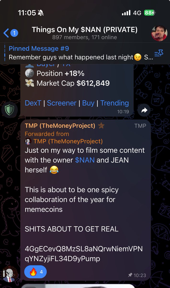 The $NAN Movement is actually insane🤣

<a href="/TC_Project_/">The Money Project</a> on board too one of many people😉

Already a viral meme.
About to become a viral Memecoin!

100x INBOUND 
<a href="/Thingsonmynan/">Things on my nan</a>