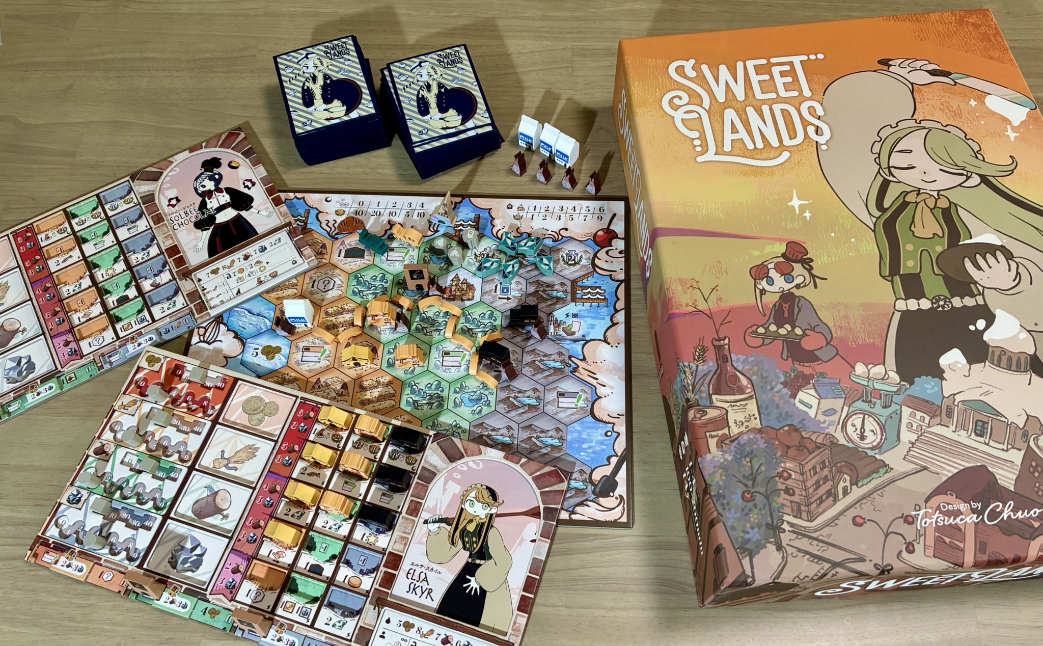 Sweet Lands ボードゲーム アップグレードパック付き Sweet Lands アップグレードパック | uchibacoya