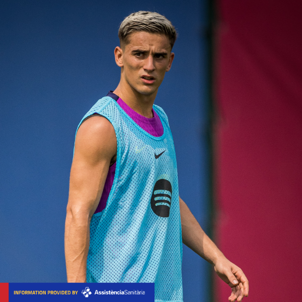Injury news

Pablo Páez Gavira, ‘Gavi’, is experiencing discomfort in his right knee. He will miss Sunday’s match against Rayo Vallecano, and his availability will depend on how his recovery progresses.