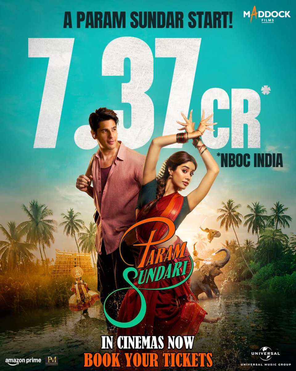 I’m hooked. This movie has me coming back for more. Rewatching it this weekend is a must! #ParamSundariWinHearts