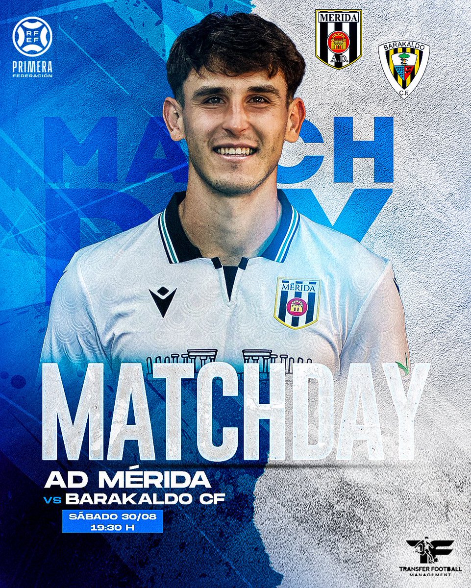 ManagementTF's tweet image. 🛫 Víctor Corral afronta el inicio de liga con el Mérida en un gran duelo ante el Barakaldo CF.

Empieza una temporada llena de ilusión y objetivos por cumplir 💪🔥

📍 Estadio Romano José Fouto

AD Mérida  🆚 Barakaldo CF

¡A por todas, Víctor! 

#LaFamiliaTF