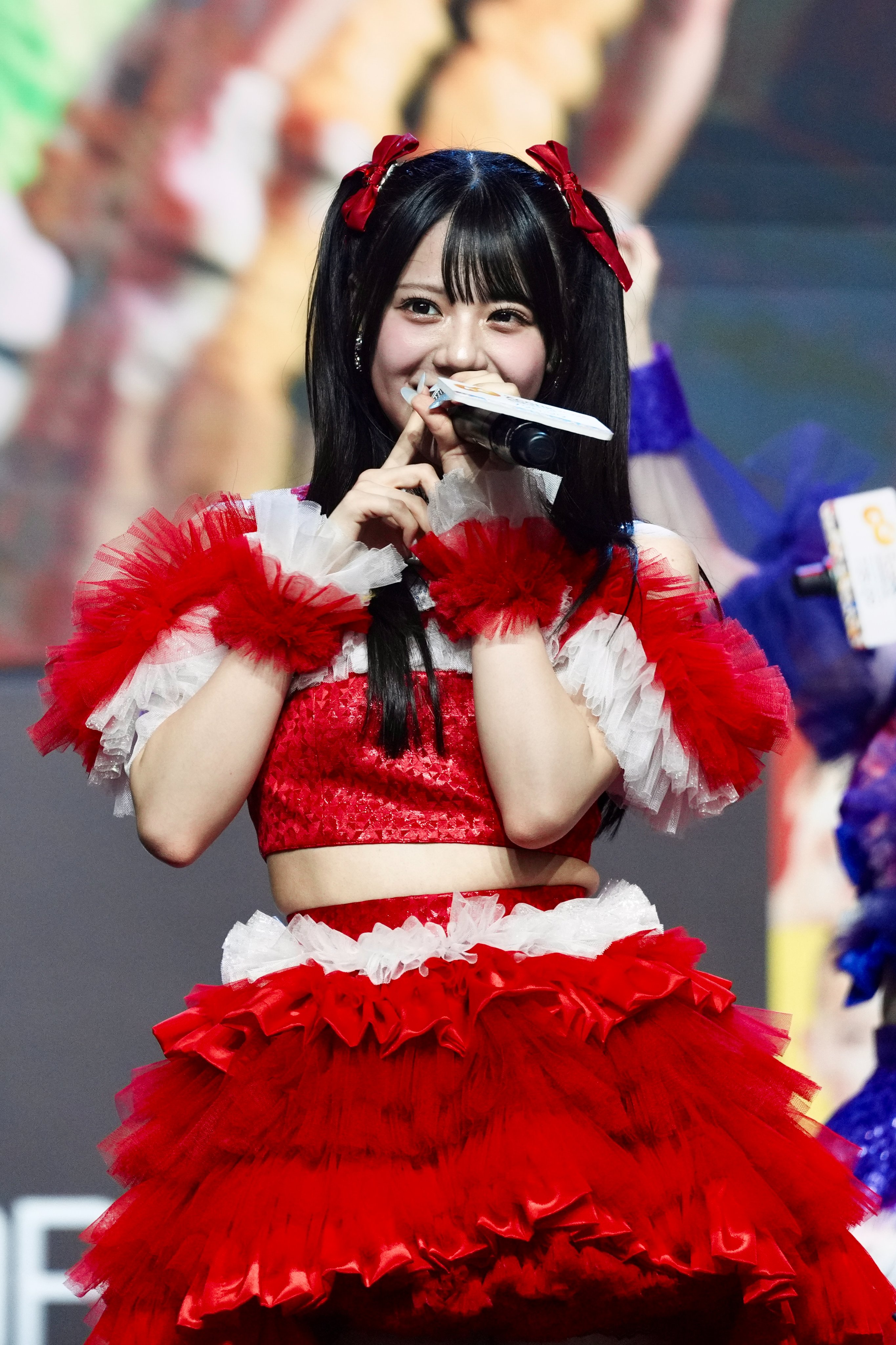 米村姫良々　モバガチャうちわ 最終値下げ】OCHA NORMA 米村姫良々 モバガチャ SRハート型