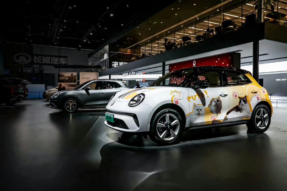 DriveGreen80167's tweet image. ORA is celebrating its 7th anniversary 🎉 with over 520,000 users worldwide!

#ORA #GreatWallORA #ChengduAutoShow #Chengdu2025 #CarShowVibes #AutoShowLife #EVcommunity #EVcars #CarEnthusiast #CarLovers #ThisIsChengduAutoShow
