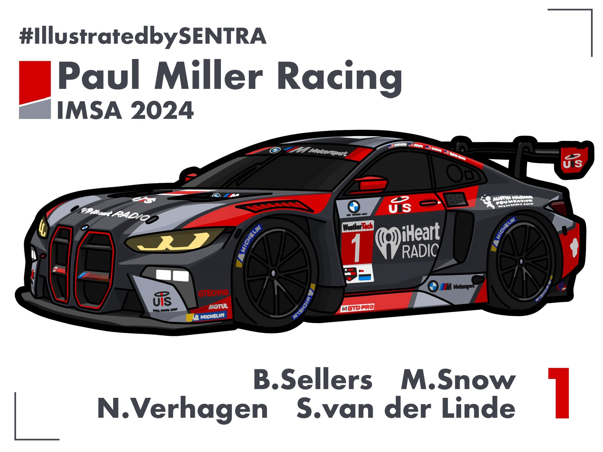 レーシングカー・イラストレーション せんとらのレーシングカーイラスト 来年のSF参戦が決定した