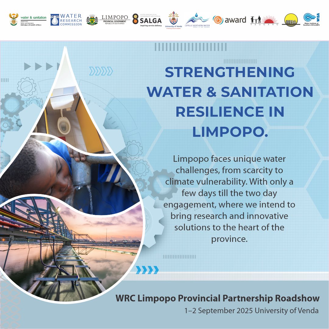 #WRC #Limpopo #Water #Sustainability