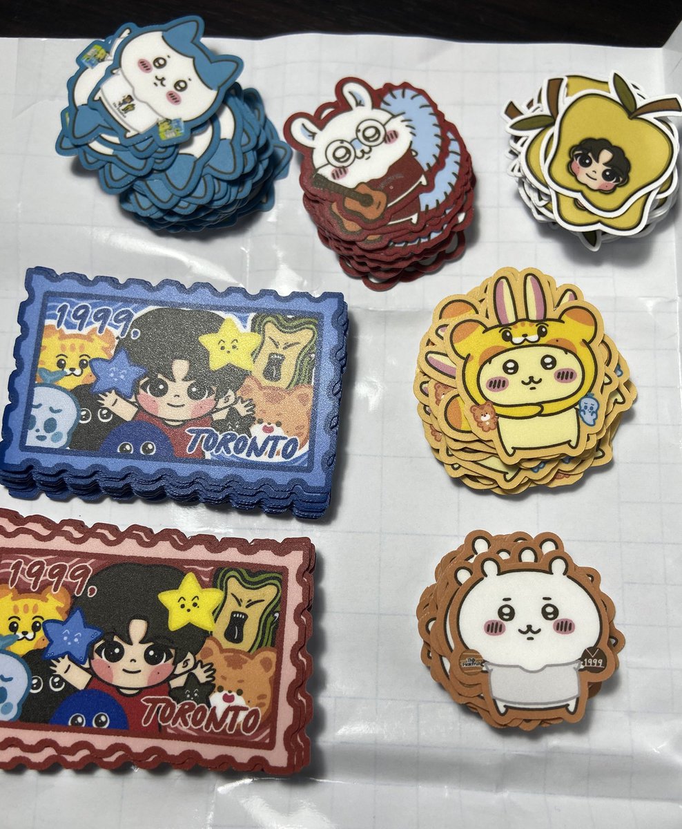 doieyucart's tweet image. actual stickers !!!! 🥹🥹🥹💙💙💙