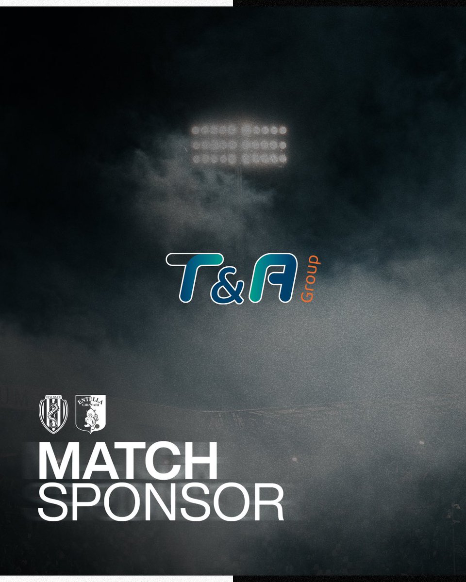 🤝🏼 T&amp;A Group è match sponsor di Cesena-Virtus Entella

📄 Il comunicato ufficiale 👉🏼 tinyurl.com/ta-group-match…

#DAIBURDEL