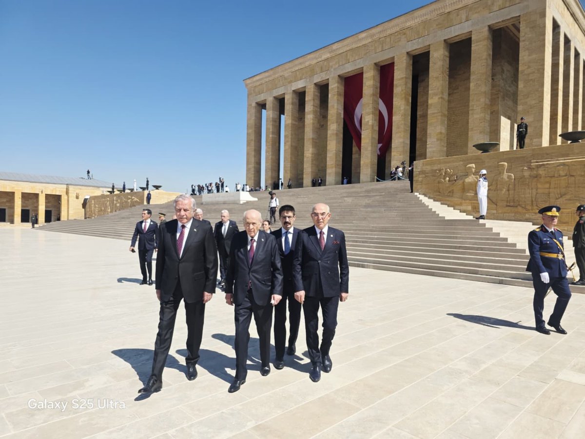 Genel Başkanımız Sayın Devlet BAHÇELİ, 30 Ağustos Zafer Bayramı dolayısıyla Anıtkabir’de düzenlenen törene katıldı.
