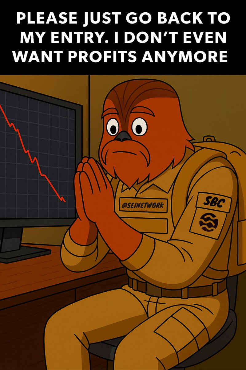 I know, you're like that too!! 😅💎🔥. 
Whales always say, buy while they're scared!💎🐋. 
<a href="/SeiNetwork/">Sei</a> remains my greatest conviction ✅💰⌛
#seinetwork #SEIBACCA