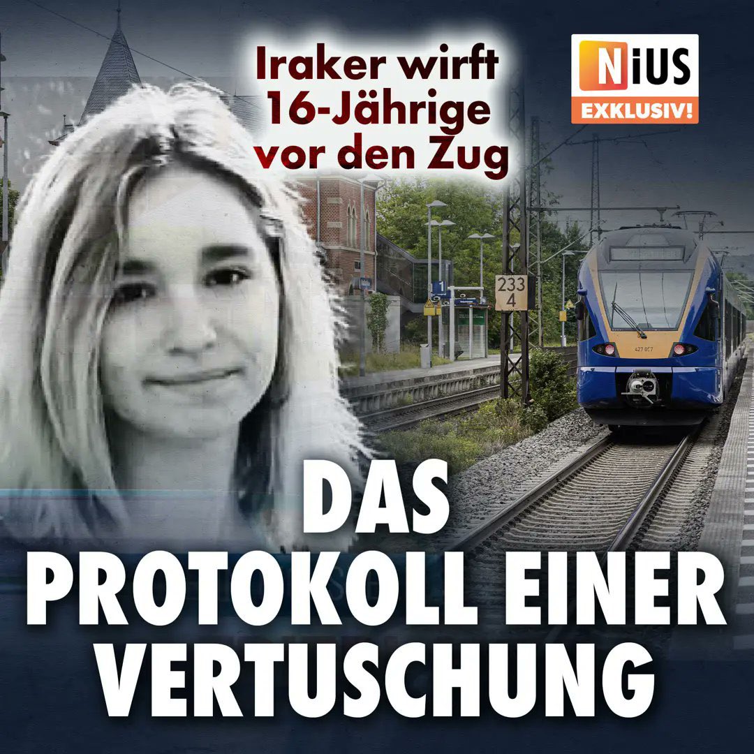 Wieviele unserer Kinder darf die deutsche Migrationspolitik noch das Leben kosten, bevor sich etwas ändert? Ich frage für 80 Millionen Deutsche. 
Iraker, kann nicht abgeschoben werden (warum nicht?) stößt die 16-Jährige Liana vor den Zug. Polizei versucht, die Bevölkerung im