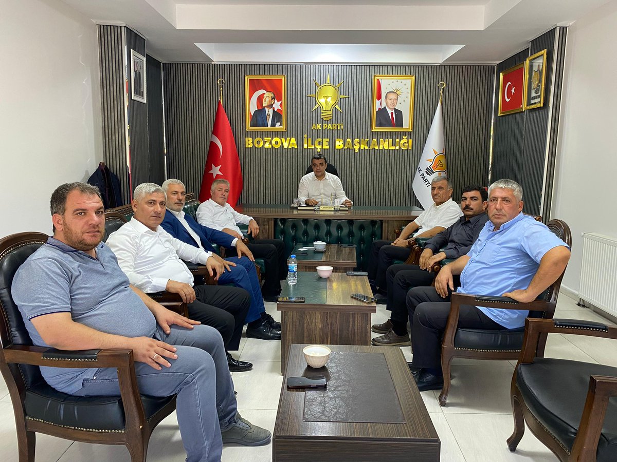 Kırsal Mahalle Muhtarlarımız İlçe Başkanımız <a href="/avmehmetakgun/">Mehmet Akgün</a> ‘ü ziyaret ederek taleplerini ilettiler.Her daim Milettimizin Hizmetinde ve emrindeyiz.

<a href="/RTErdogan/">Recep Tayyip Erdoğan</a> <a href="/Akparti/">AK Parti</a> <a href="/avmehmetakgun/">Mehmet Akgün</a> <a href="/bybekirbozdag/">Bekir  Bozdağ</a> 
<a href="/efkanala/">Efkan Âlâ</a> <a href="/mustafaelitas/">Mustafa Elitaş</a> <a href="/Hayati_Yazici/">Hayati Yazıcı</a> <a href="/abuyukgumus/">Ahmet Büyükgümüş</a> <a href="/aliihsanyavuz54/">Ali İhsan YAVUZ</a>