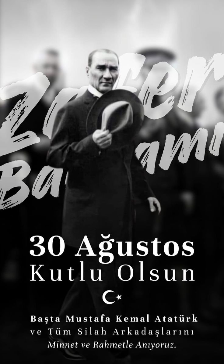 Bazı zaferler sonsuza kadar kutlanır.✌️✌️✌️❤️❤️
#30AgustosZaferBayrami