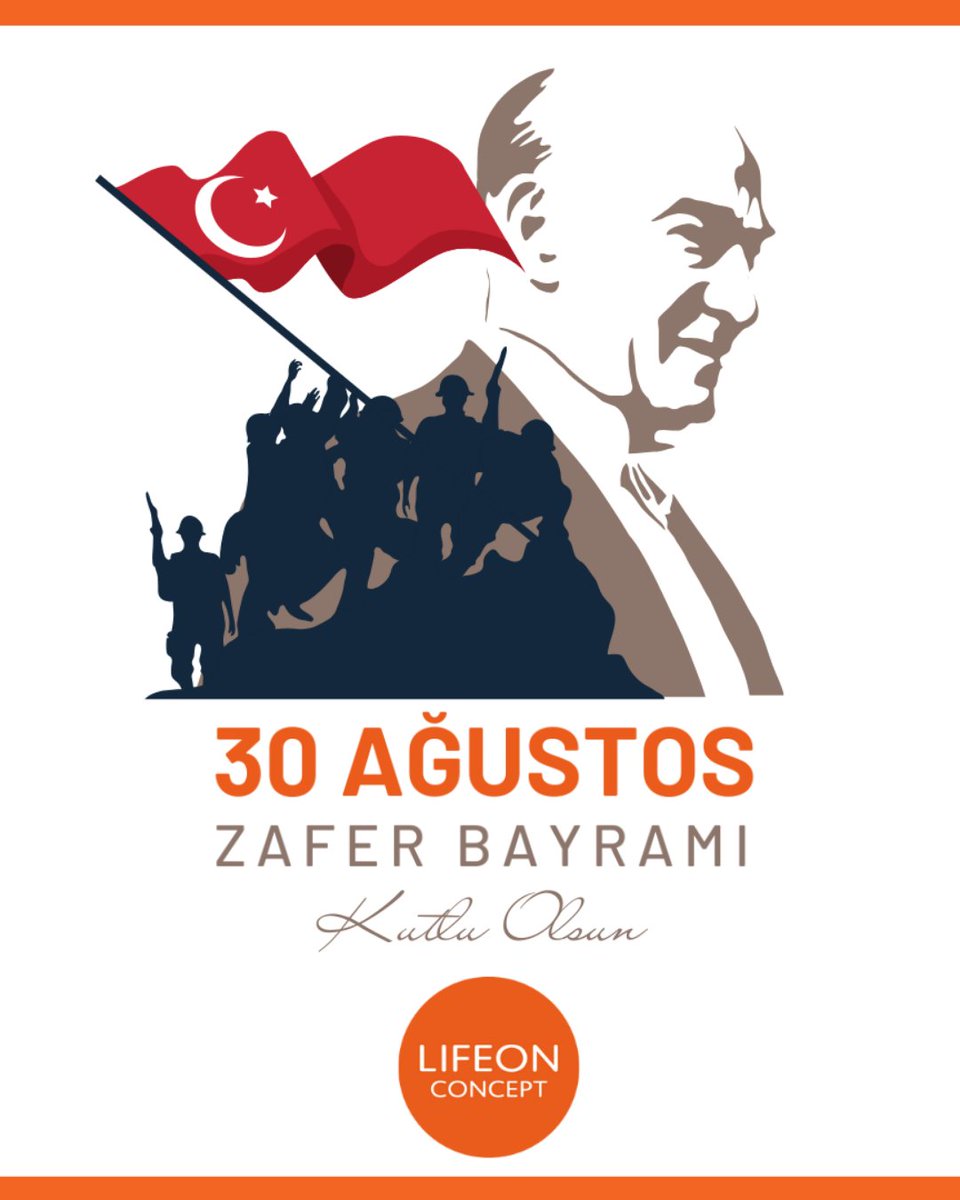 🇹🇷 30 Ağustos Zafer Bayramı 🇹🇷
Ulusumuzun bağımsızlık ve özgürlük mücadelesinin en büyük sembolü olan 30 Ağustos, azmin, inancın ve kararlılığın zaferidir.

Gazi Mustafa Kemal Atatürk’ün önderliğinde kazanılan bu büyük zafer, Cumhuriyetimizin temellerini atmış ve geleceğimize
