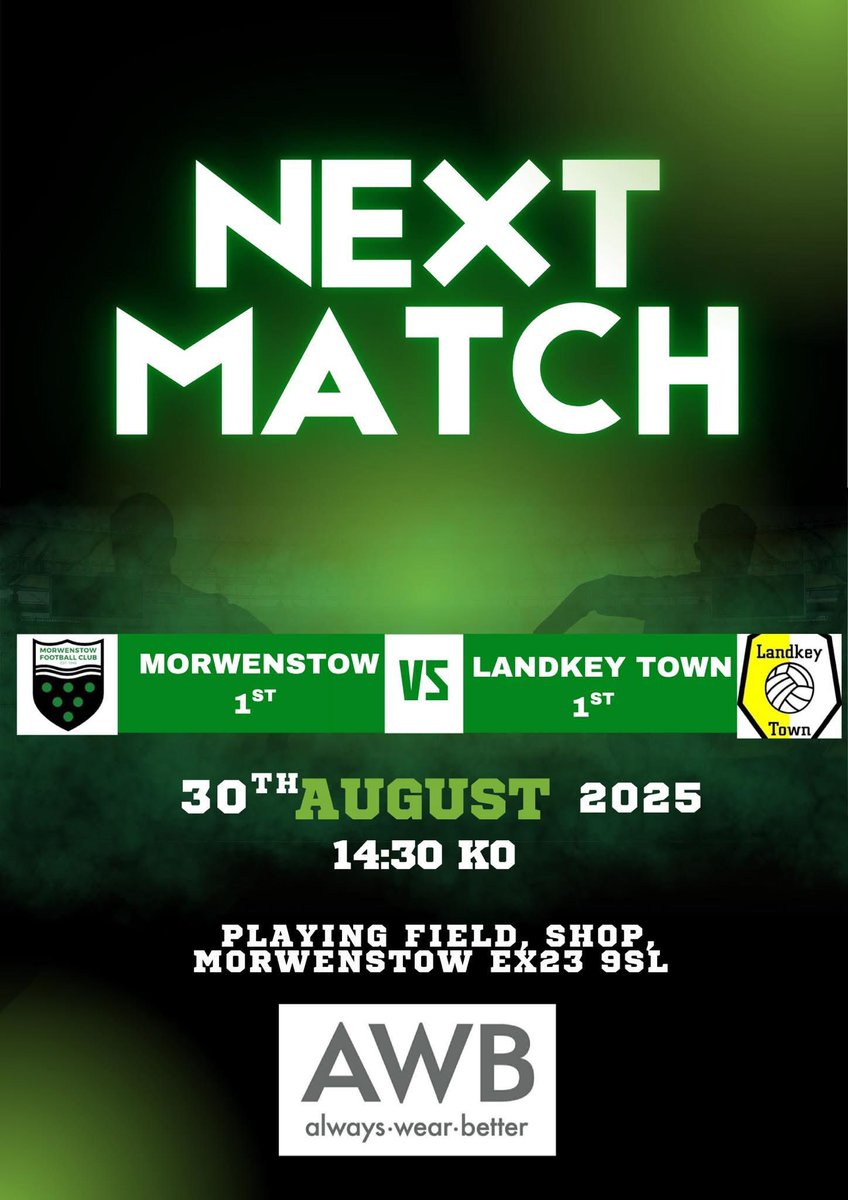 ⚽ Match day ⚽️

The Greens are back in action Saturday 30th at home, 2:30pm kick-off. 

No game for the seconds this week, so come down and support the firsts! 💚

Let’s get behind the team! 🍀