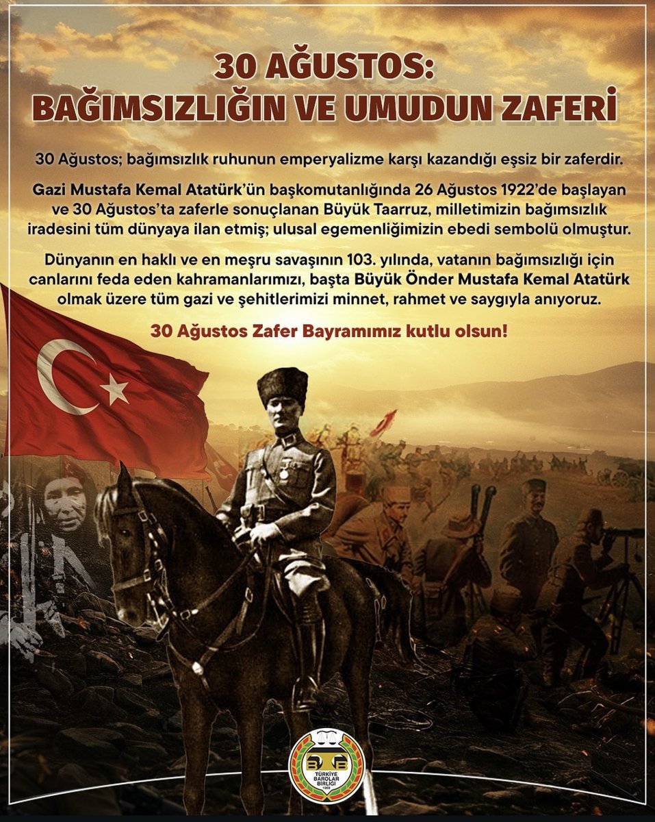 Zafer Bayramımız Kutlu Olsun🇹🇷