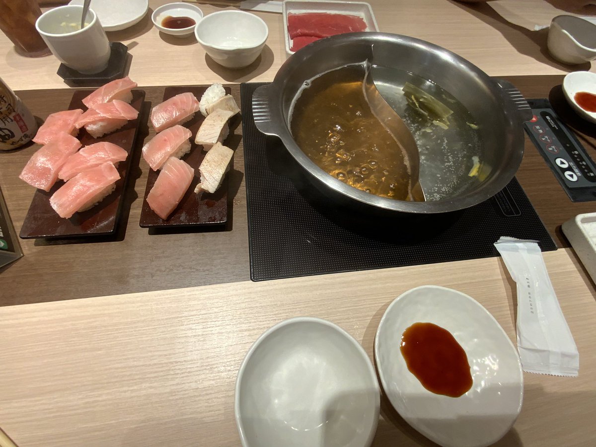 ザット会打ち上げ。肉と寿司